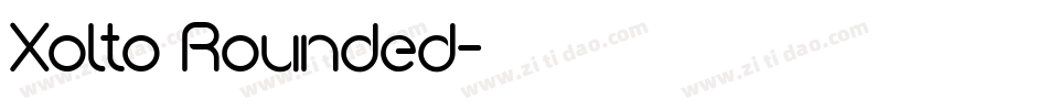 Xolto Rounded字体转换